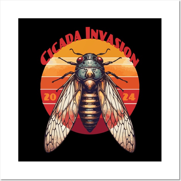 Cicada Invasion 2024 Wall Art by Heartsake